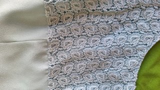 Elegante traje: vestido azul con chaqueta