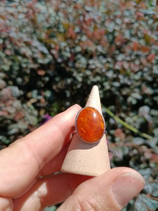 Anillo ajustable pétalos de Caléndula