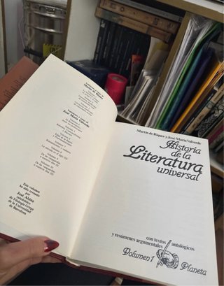 Historia de la literatura universal.