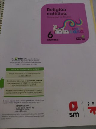 Religión católica, 6 Primaria, SM