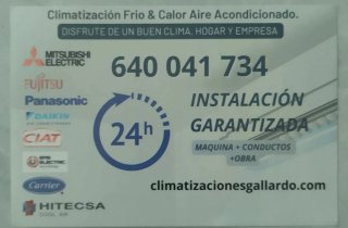 Aire Acondicionado Climatización Frío y Calor