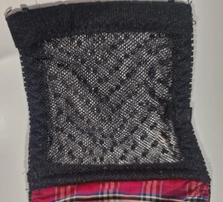 Crop top corse bustier cuadros escoceses S