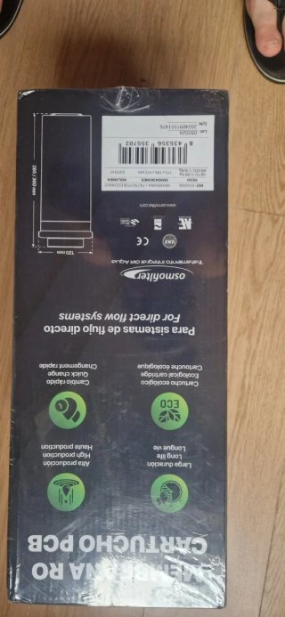 Membrana RO Cartucho PCB ECO 600