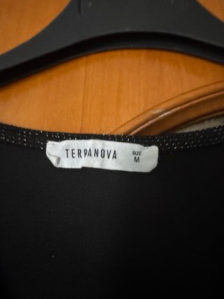 Abito nero Terranova brillantinato taglia M