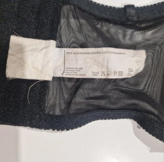 Crop top corse cuadros vichy talla 90b