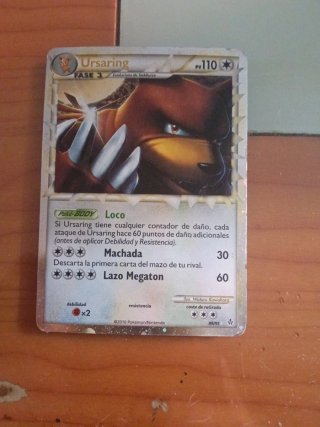 Carta Pokémon Ursaring Fase 1. Recoger