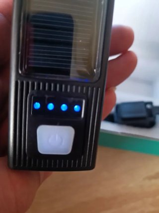 LUZ BICI LEDS CON PLACA SOLAR Y TIMBRE A  ESTRENAR