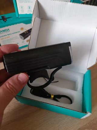 LUZ BICI LEDS CON PLACA SOLAR Y TIMBRE A  ESTRENAR
