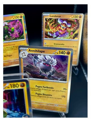 Lotto 6 Carte Pokémon Acqua - Lapras & Quaquaval