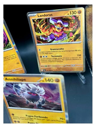 Lotto 6 Carte Pokémon Acqua - Lapras & Quaquaval