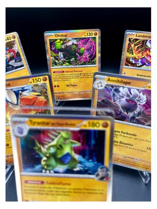 Lotto 6 Carte Pokémon Acqua - Lapras & Quaquaval