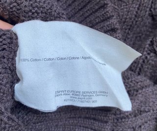 Esprit Jersey entretiempo mujer trenzado