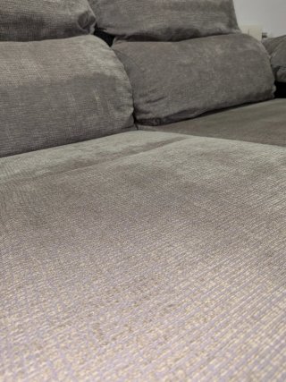 Sofá extensible gris y negro