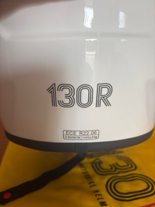 Casco Integrale Bianco 130R taglia S
