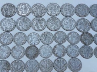 Lote de monedas francesas