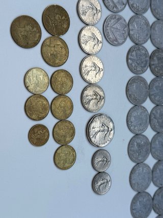 Lote de monedas francesas