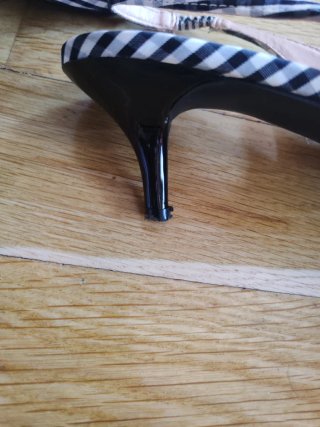 Zapatos destalonados  T.39 (tacón 6 cm)