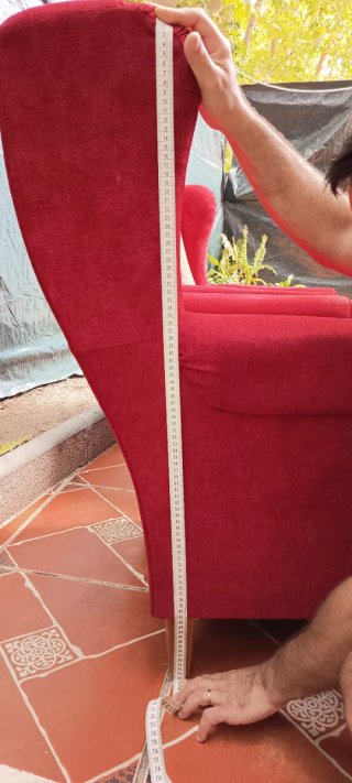 2 Sillones Orejeros Rojos
