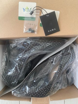 Zapatos Salón Glitter Zara Negros