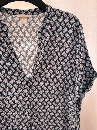 Vestito estivo H&M fantasia blu/bianco taglia M