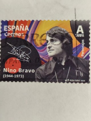 Sello España Nino Bravo 1944-1973