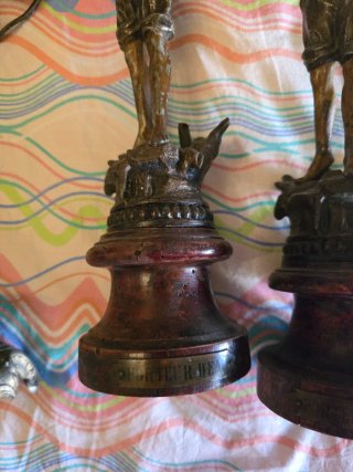 3 statue antiche francesi