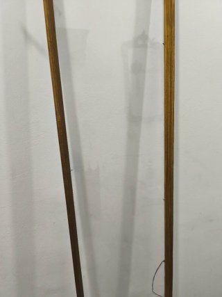 Gran marco antiguo madera dorado cristal