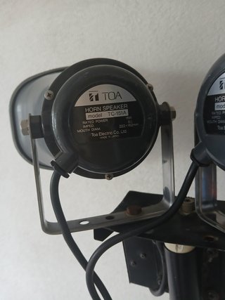 Coppia Altoparlanti Tromba TOA TC-151A 15W 8 Ohm