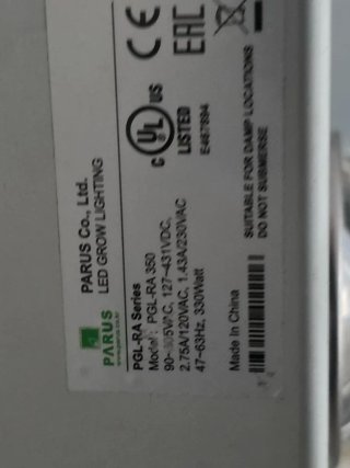 Luz LED Profesional Parus PGL-RA 350W