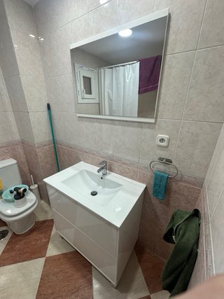 Conjunto Mueble de Baño + Lavabo + Grifo + Espejo