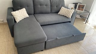 Sofá Cama Chaiselongue Tela