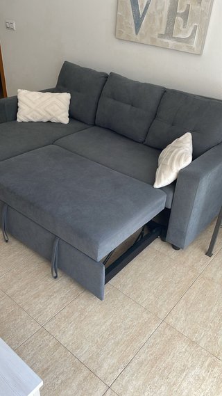 Sofá Cama Chaiselongue Tela