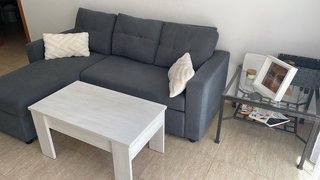 Sofá Cama Chaiselongue Tela