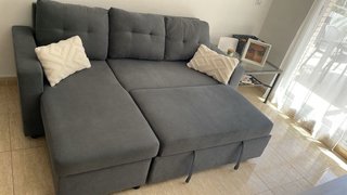 Sofá Cama Chaiselongue Tela