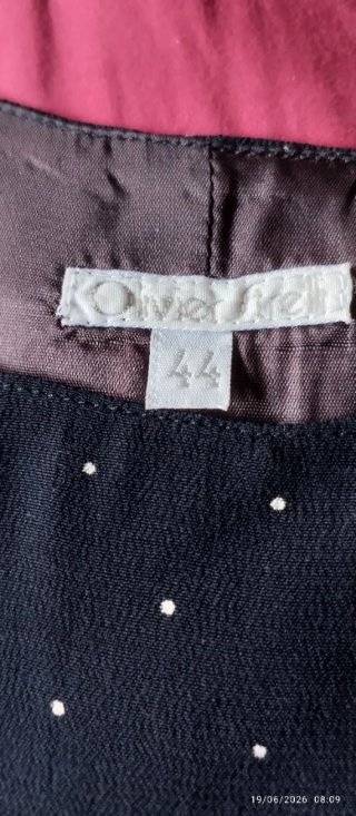 Conjunto de pantalón azul marino con puntos blanco
