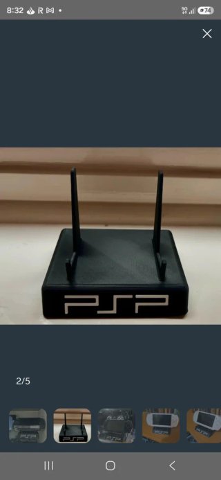 Soporte PSP Logo Negro y Blanco