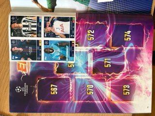 Lote Cromos Topps Champions League