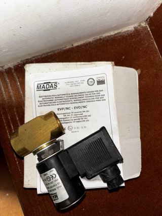Electroválvula Gas Madas Automática