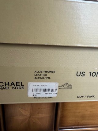 Zapatillas Michael Kors Blancas y Plateadas