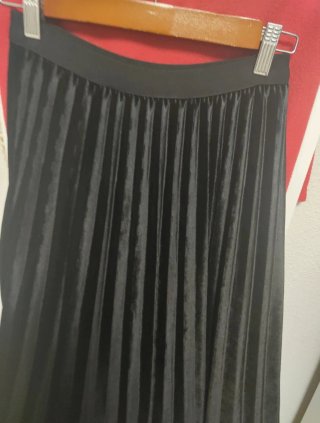 Falda larga tull negra Timiami talla única