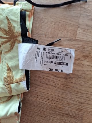 Regalo-Bañador hombre, chico t.28 Hurley