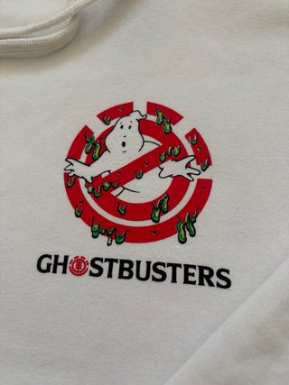 Sudadera Element x Ghostbusters XL Blanca