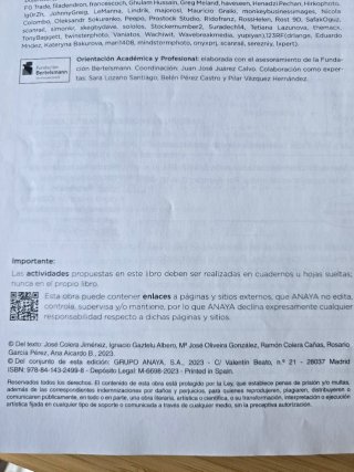 Matemáticas B 4 ESO Anaya Trimes 1  9788414324998