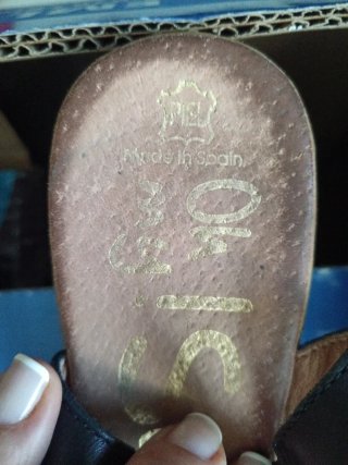 Sandalias de piel Oh! Si talla 37
