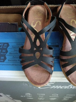 Sandalias de piel Oh! Si talla 37