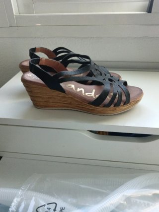 Sandalias de piel Oh! Si talla 37