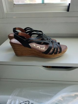 Sandalias de piel Oh! Si talla 37
