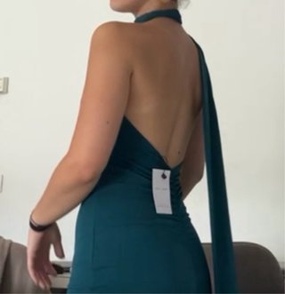 Vestido Pura Vida verde cobalto