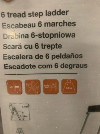 Escalera 5 peldaños 2m