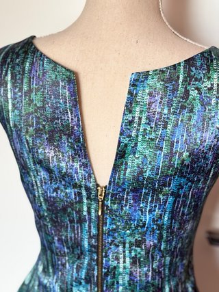 Vestido corto Zara estampado